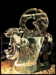 summer sunrise rooster ice carving 3.jpg
