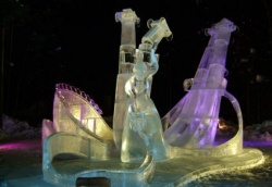 pandoras box ice carving color lights 1.JPG